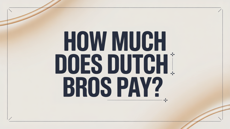How Much Does Dutch Bros Pay